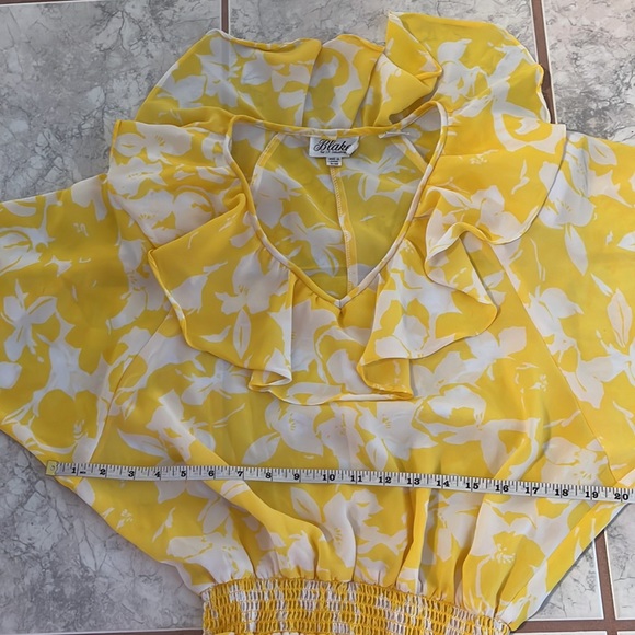 Vintage boho ruffled dress 70’s/80’s 9/10 - Picture 8 of 11